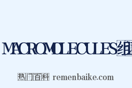 MACROMOLECULES组词是什么意思的图片
